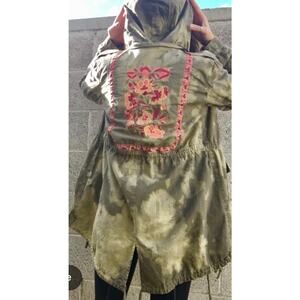 Free People / Festival Embroidered Utility Anorak Jacket / sz 2